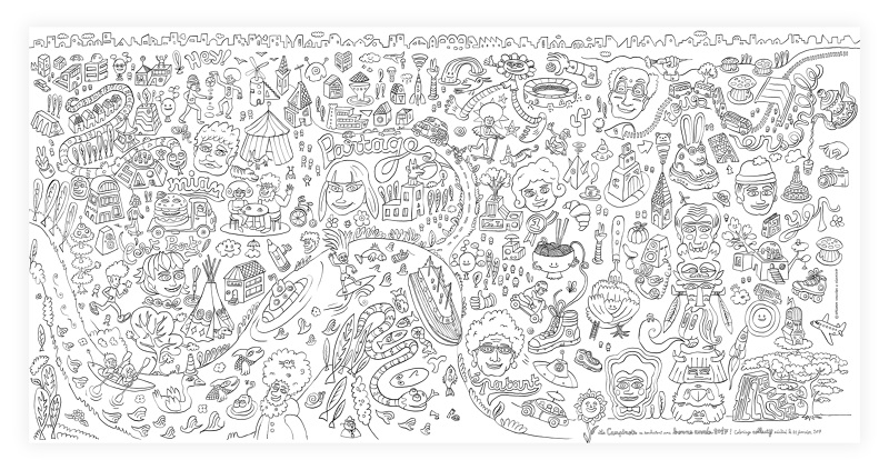 Coloriage géant  Grégoire Chauvière